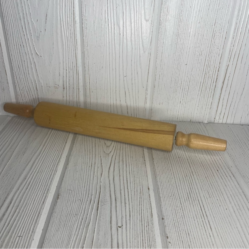 Vintage Baribo Maid Rolling Pin Hardwood 16.5”